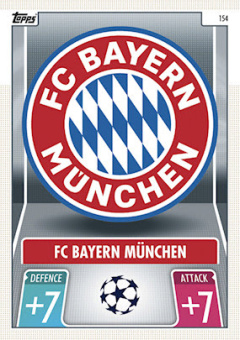Club Badge Bayern Munchen 2021/22 Topps Match Attax ChL Team Badge #154