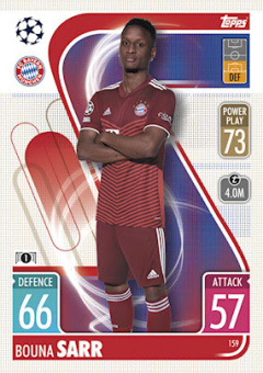 Bouna Sarr Bayern Munchen 2021/22 Topps Match Attax ChL #159