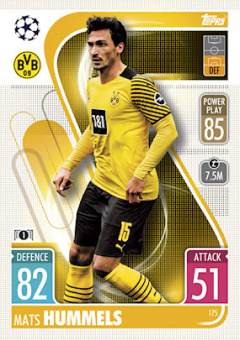 Mats Hummels Borussia Dortmund 2021/22 Topps Match Attax ChL #175
