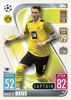 Marco Reus Borussia Dortmund 2021/22 Topps Match Attax ChL Captain #188