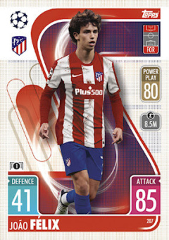 Joao Felix Atletico Madrid 2021/22 Topps Match Attax ChL #207