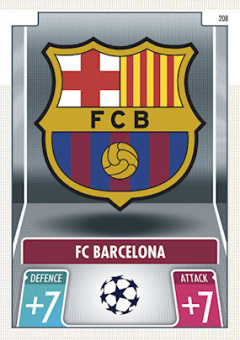 Club Badge FC Barcelona 2021/22 Topps Match Attax ChL Team Badge #208