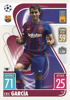 Eric Garcia FC Barcelona 2021/22 Topps Match Attax ChL #213