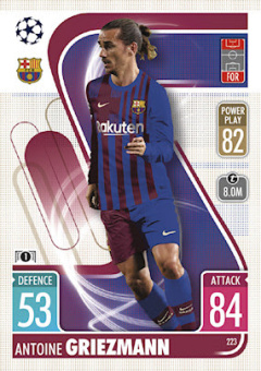 Antoine Griezmann FC Barcelona 2021/22 Topps Match Attax ChL #223