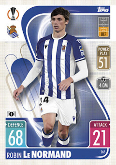 Robin Le Normand Real Sociedad 2021/22 Topps Match Attax ChL #265