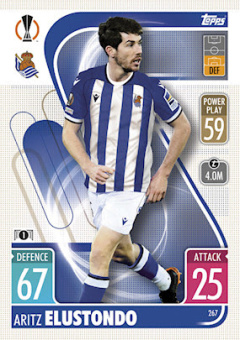 Aritz Elustondo Real Sociedad 2021/22 Topps Match Attax ChL #267