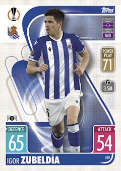 Igor Zubeldia Real Sociedad 2021/22 Topps Match Attax ChL #268