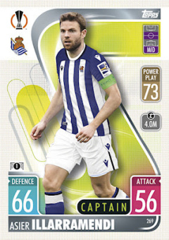 Asier Illarramendi Real Sociedad 2021/22 Topps Match Attax ChL Captain #269