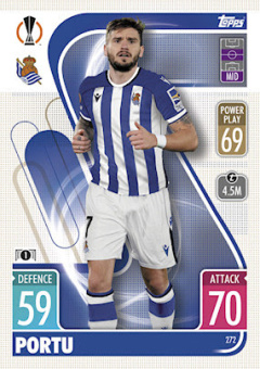 Portu Real Sociedad 2021/22 Topps Match Attax ChL #272