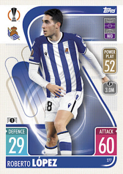 Roberto Lopez Real Sociedad 2021/22 Topps Match Attax ChL #277