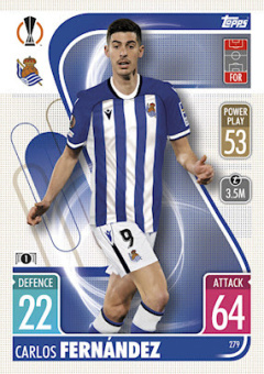 Carlos Fernandez Real Sociedad 2021/22 Topps Match Attax ChL #279