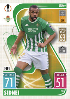 Sidnei Real Betis Balompie 2021/22 Topps Match Attax ChL #283