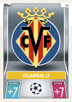Club Badge Villarreal 2021/22 Topps Match Attax ChL Team Badge #289