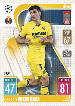 Gerard Moreno Villarreal 2021/22 Topps Match Attax ChL #297