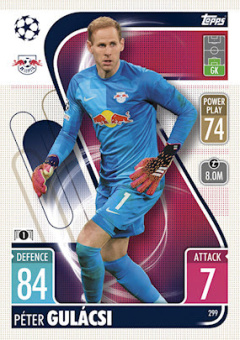 Peter Gulacsi RB Leipzig 2021/22 Topps Match Attax ChL #299