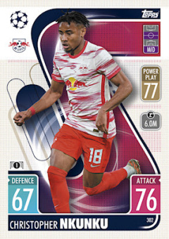 Christopher Nkunku RB Leipzig 2021/22 Topps Match Attax ChL #302