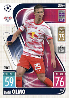 Dani Olmo RB Leipzig 2021/22 Topps Match Attax ChL #304