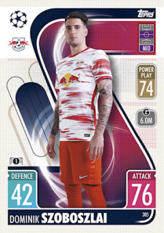 Dominik Szoboszlai RB Leipzig 2021/22 Topps Match Attax ChL #305