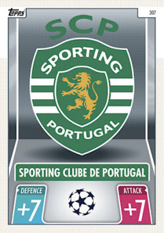 Club Badge Sporting CP 2021/22 Topps Match Attax ChL Team Badge #307