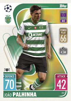 Joao Palhinha Sporting CP 2021/22 Topps Match Attax ChL #312