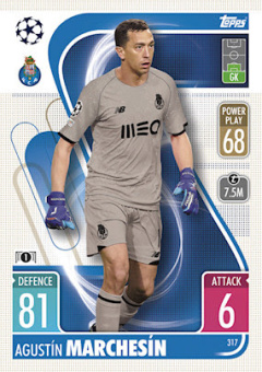 Agustin Marchesin FC Porto 2021/22 Topps Match Attax ChL #317