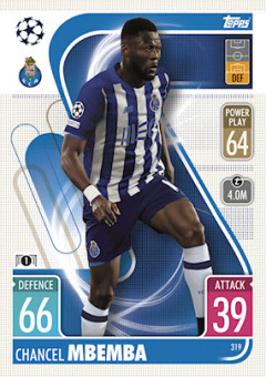 Chancel Mbemba FC Porto 2021/22 Topps Match Attax ChL #319