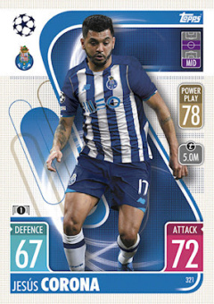 Jesus Corona FC Porto 2021/22 Topps Match Attax ChL #321