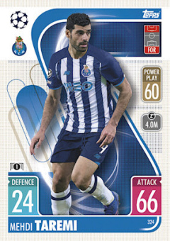 Mehdi Taremi FC Porto 2021/22 Topps Match Attax ChL #324