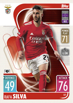 Rafa Silva SL Benfica 2021/22 Topps Match Attax ChL #327