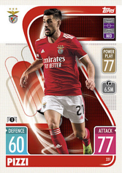 Pizzi SL Benfica 2021/22 Topps Match Attax ChL #331