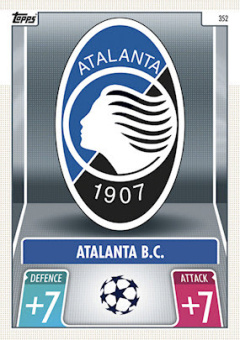 Club Badge Atalanta BC 2021/22 Topps Match Attax ChL Team Badge #352