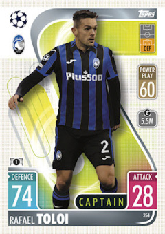 Rafael Toloi Atalanta BC 2021/22 Topps Match Attax ChL Captain #354