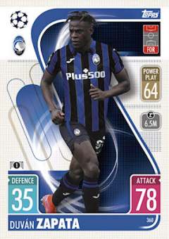 Duvan Zapata Atalanta BC 2021/22 Topps Match Attax ChL #360