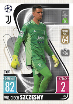 Wojciech Szczesny Juventus FC 2021/22 Topps Match Attax ChL #362