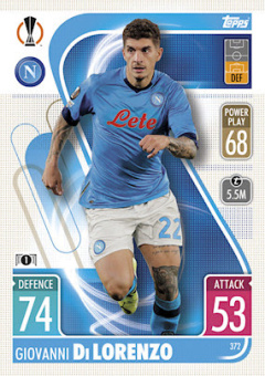 Giovanni Di Lorenzo SSC Napoli 2021/22 Topps Match Attax ChL #372