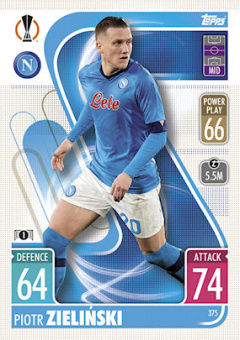 Piotr Zielinski SSC Napoli 2021/22 Topps Match Attax ChL #375