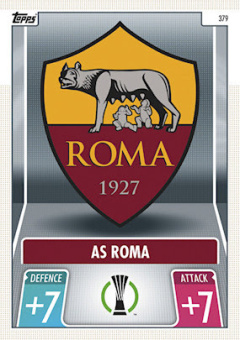 Club Badge AS Roma 2021/22 Topps Match Attax ChL Team Badge #379