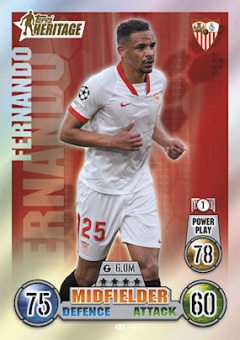 Fernando Sevilla FC 2021/22 Topps Match Attax ChL Heritage #485