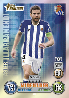 Asier Illarramendi Real Sociedad 2021/22 Topps Match Attax ChL Heritage #487