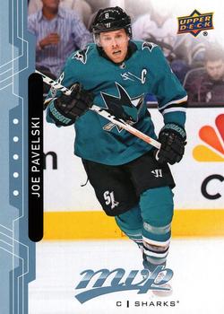 Joe Pavelski San Jose Sharks Upper Deck MVP 2018/19 Factory Set Blue #24