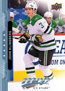 John Klingberg Dallas Stars Upper Deck MVP 2018/19 Factory Set Blue #33