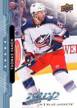 Thomas Vanek Columbus Blue Jackets Upper Deck MVP 2018/19 Factory Set Blue #66