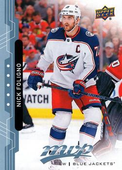 Nick Foligno Columbus Blue Jackets Upper Deck MVP 2018/19 Factory Set Blue #82