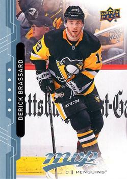 Derick Brassard Pittsburgh Penguins Upper Deck MVP 2018/19 Factory Set Blue #86