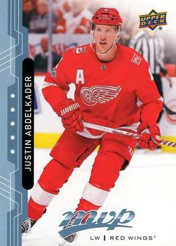 Justin Abdelkader Detroit Red Wings Upper Deck MVP 2018/19 Factory Set Blue #87