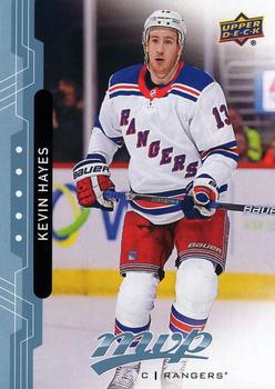 Kevin Hayes New York Rangers Upper Deck MVP 2018/19 Factory Set Blue #106