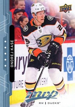 Ondrej Kase Anaheim Ducks Upper Deck MVP 2018/19 Factory Set Blue #117