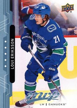 Loui Eriksson Vancouver Canucks Upper Deck MVP 2018/19 Factory Set Blue #170