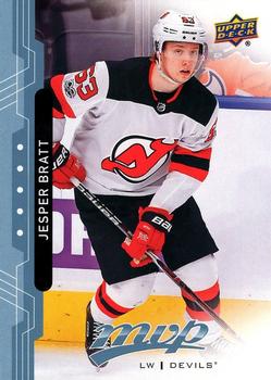 Jesper Bratt New Jersey Devils Upper Deck MVP 2018/19 Factory Set Blue #175