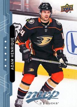 Adam Henrique Anaheim Ducks Upper Deck MVP 2018/19 Factory Set Blue #189